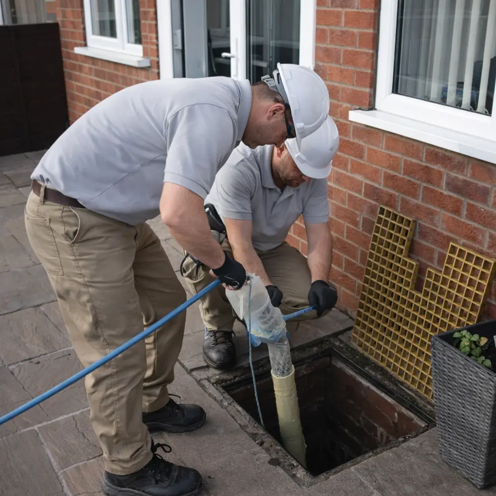 Blocked drain repair service in Wickford